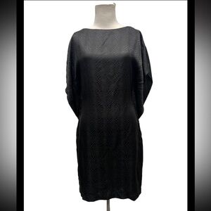 Balenciaga Black Silk Mini Dress Size 38